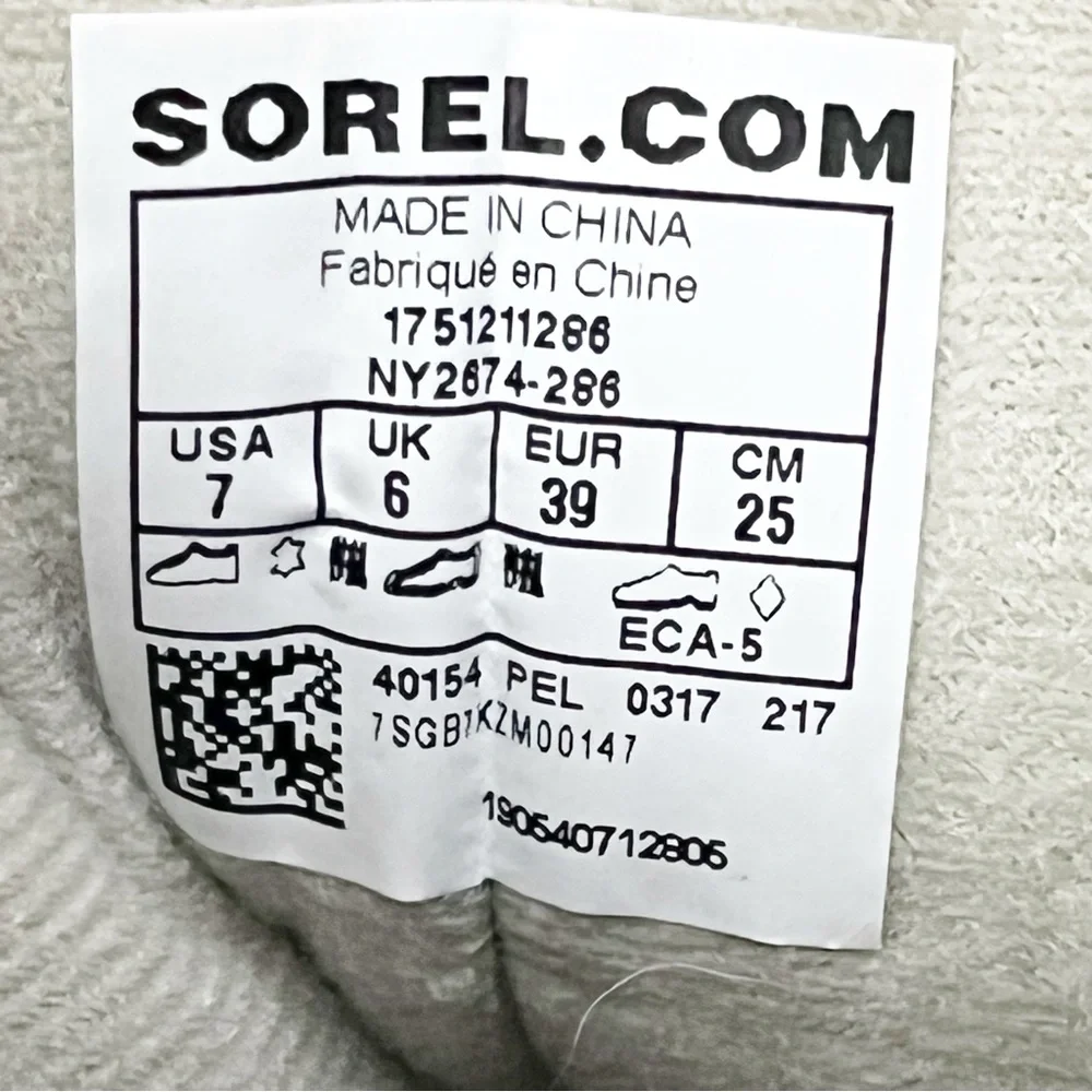SOREL Cheyanne Brown Black Waterproof Mens Chelsea Boots #NY2674-286 Size 7